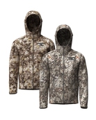 ASIO Gear Heavyweight Hooded Jacket in Raptor and RAPX camo for late season hunts below freezing temperatures