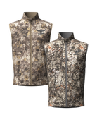 ASIO Gear Insulated Vest in Raptor and RAPX camo for layering in cold weather whitetail hunting