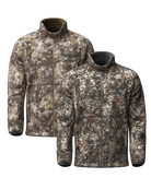 ASIO Gear Midweight Sherpa Jacket in Raptor and RAPX camo for midseason hunts