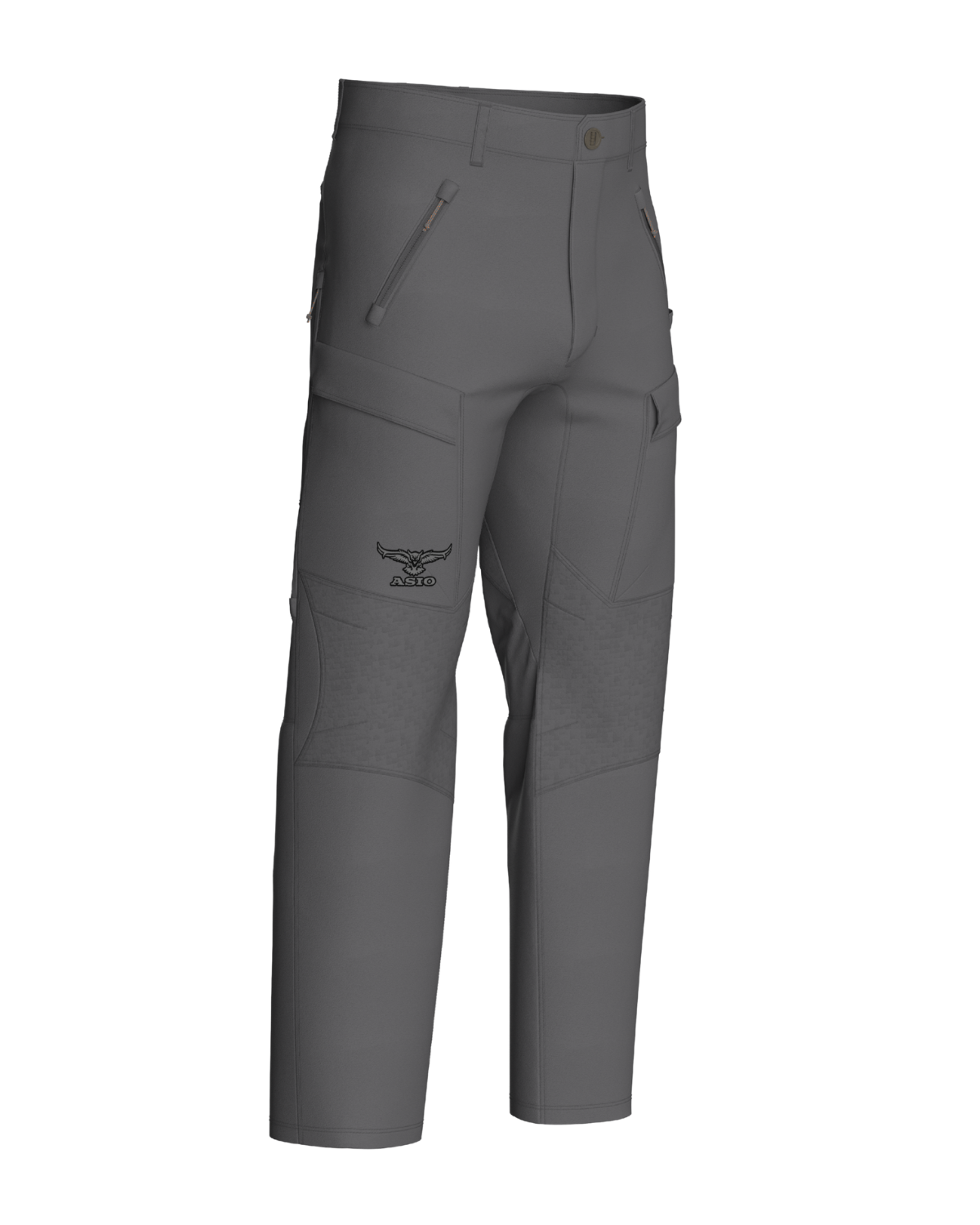 Midweight Bomb Pant in grey solid color designed for stealth and comfort during bowhunting missions