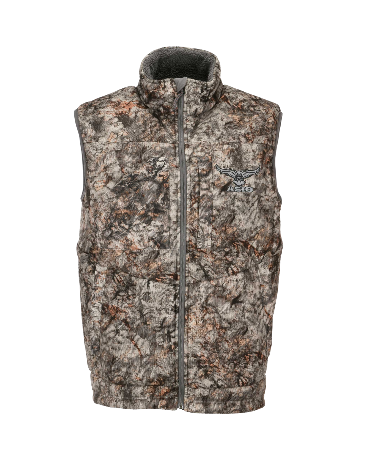 camo whitetail bowhunting vest that provides essential core insulation throughout the hunting season