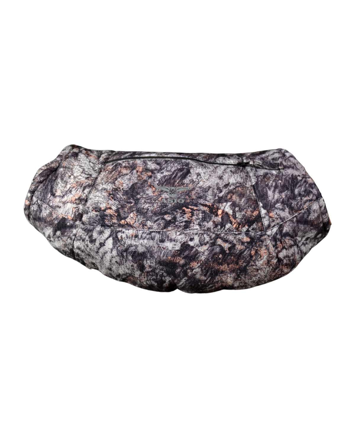 asio raptor camo handmuff for really cold late season bowhunting