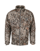 camo whitetail bowhunting jacket for late season hunting with full style collar