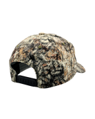 Back view of ASIO Gear lightweight camo hat in RAPTOR pattern showing adjustable strap and breathable mesh design for early season hunts